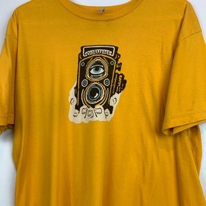 American Apparel Shirt Camera Size L Men’s